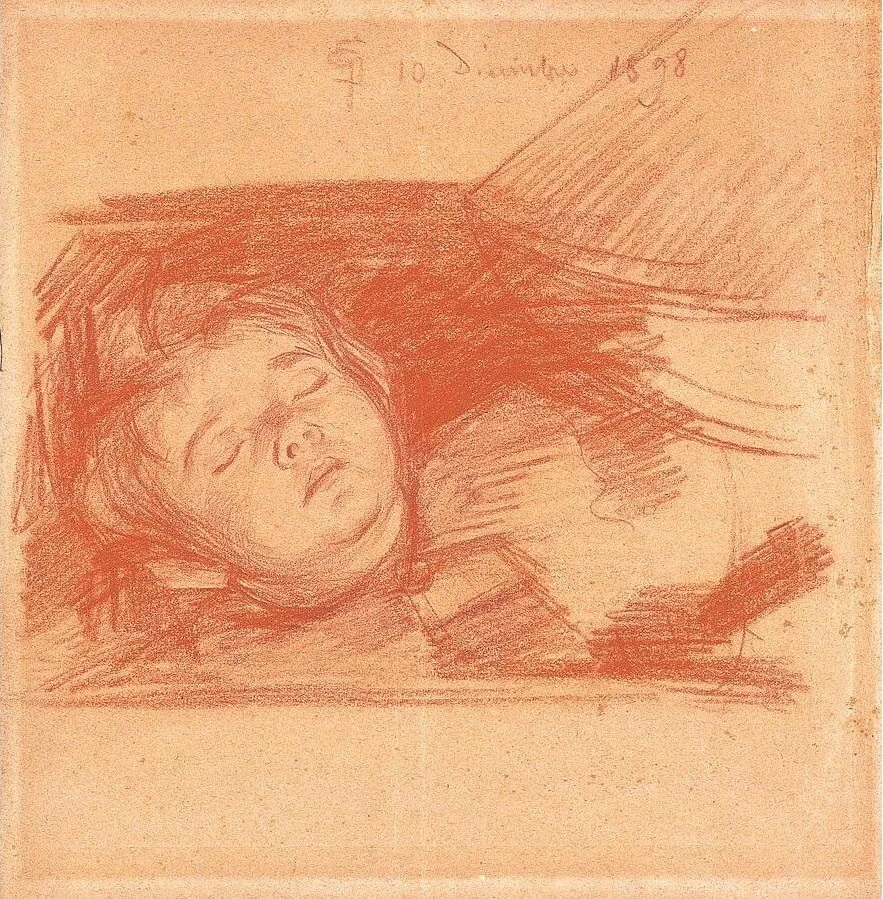 Testina di fanciullo dormiente